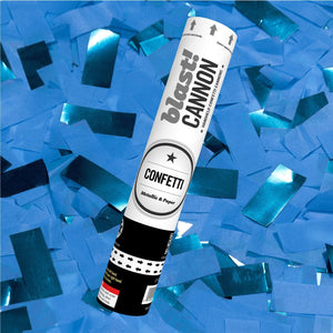 confetti cannon blue